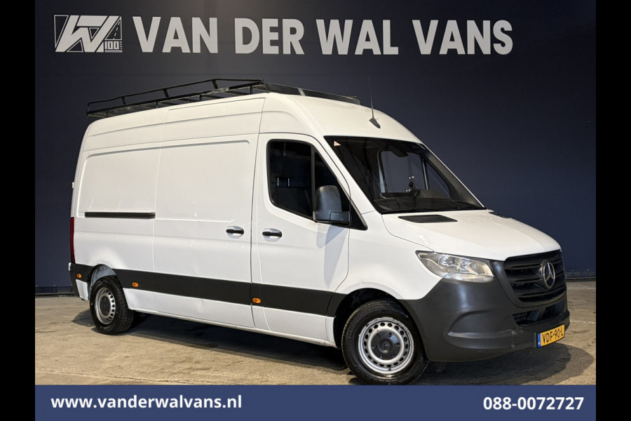 Mercedes-Benz Sprinter 314 CDI 143pk L2H2 Euro6 Airco | Imperiaal | Trekhaak | Parkeersensoren Bijrijdersbank