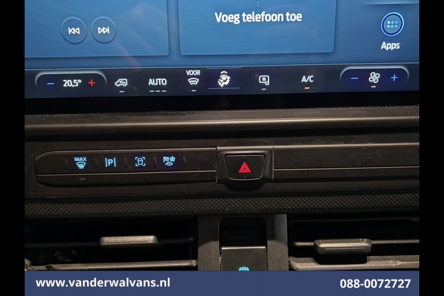 Ford Transit Custom 2.0 TDCI 136pk L2H1 Euro6 Airco | Camera | LED | Cruisecontrol | Apple Carplay Android Auto, Parkeersensoren, Verwarmde voorruit, Bijrijdersbank