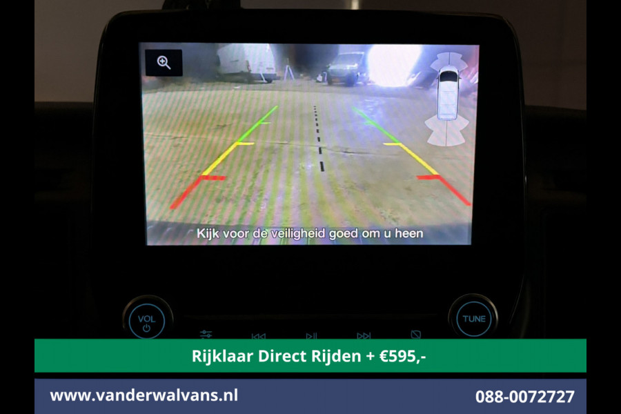 Ford Transit Custom 2.0 TDCI 130pk L2H1 Inrichting Euro6 *Rijklaar Direct Rijden* Airco | Camera | LED | Cruisecontrol | Verwarmde voorruit Parkeersensoren, 2800kg trekvermogen, Bijrijdersbank