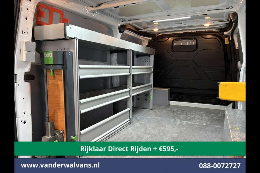 Ford Transit Custom 2.0 TDCI 130pk L2H1 Inrichting Euro6 *Rijklaar Direct Rijden* Airco | Camera | LED | Cruisecontrol | Verwarmde voorruit Parkeersensoren, 2800kg trekvermogen, Bijrijdersbank