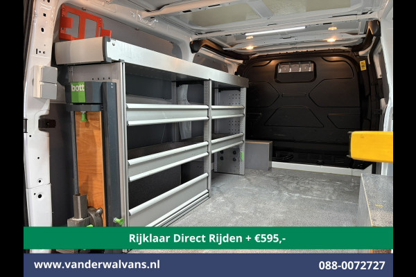 Ford Transit Custom 2.0 TDCI 130pk L2H1 Inrichting Euro6 *Rijklaar Direct Rijden* Airco | Camera | LED | Cruisecontrol | Verwarmde voorruit Parkeersensoren, 2800kg trekvermogen, Bijrijdersbank