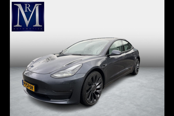 Tesla Model 3 Performance AWD 75 kWh SOH 96% | 20 INCH VELGEN ALS NIEUW | SUPER NETTE AUTO | FABRIEKSGARANTIE OP HOOGVOLTACCU EN AANDRIJFLIJN T/M 03-2030 |