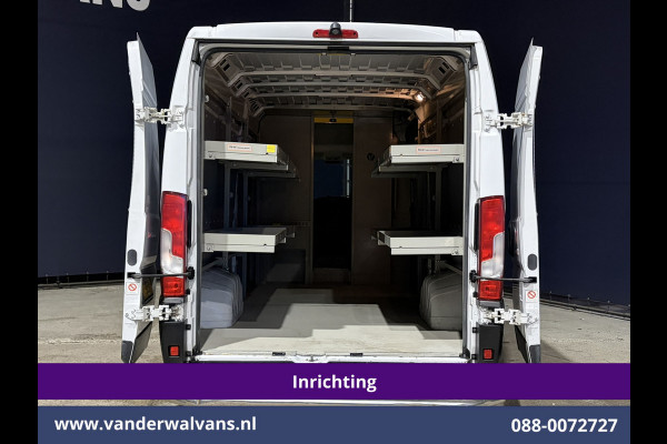 Fiat Ducato 3.0 NP 136pk L4H2 Post NL inrichting Euro6 Airco | Camera | Sidebars | 270 graden achterdeuren, schappen, doorloopdeur