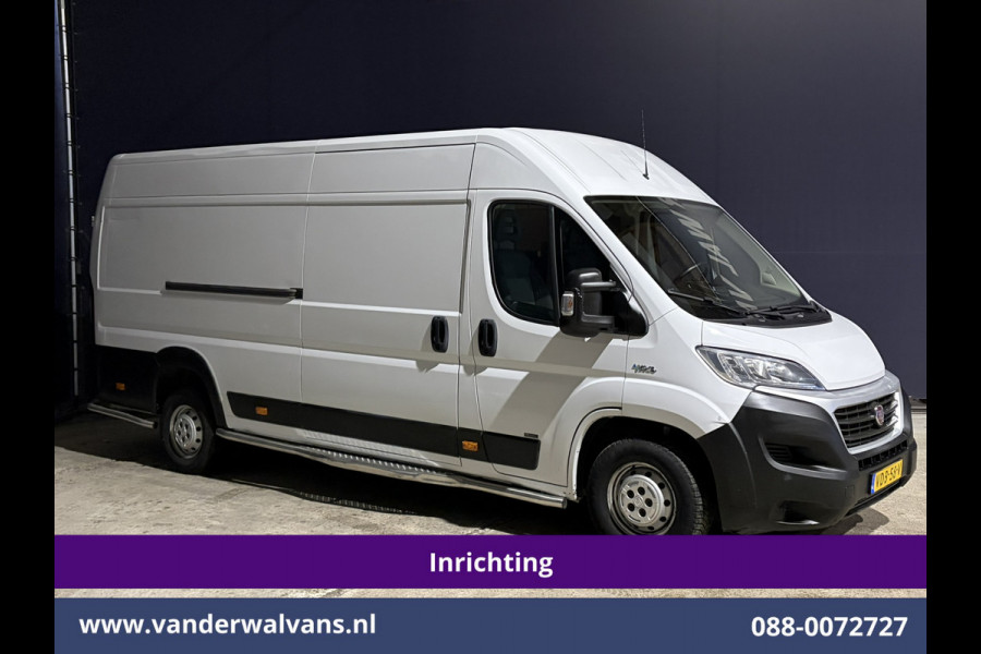 Fiat Ducato 3.0 NP 136pk L4H2 Post NL inrichting Euro6 Airco | Camera | Sidebars | 270 graden achterdeuren, schappen, doorloopdeur