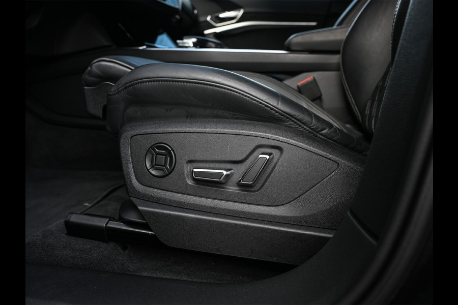 Audi Q8 Sportback e-tron 55 quattro 408pk S Edition 115 kWh | Panoramadak | S-Seats + Memory | B&O Sound | Camera | Luchtvering | Keyless | Active Cruise | Ambiance Interieur | 4-Zone Climate | Decor Carbon