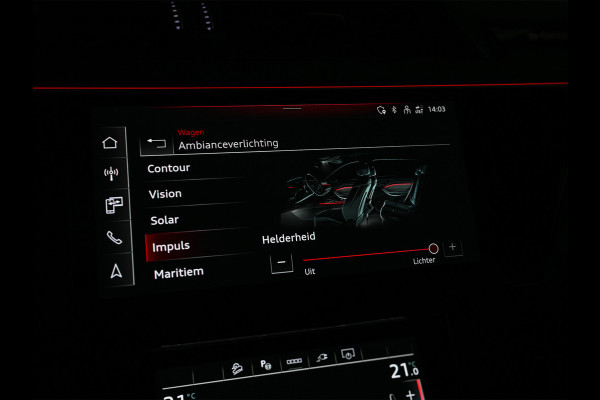 Audi Q8 Sportback e-tron 55 quattro 408pk S Edition 115 kWh | Panoramadak | S-Seats + Memory | B&O Sound | Camera | Luchtvering | Keyless | Active Cruise | Ambiance Interieur | 4-Zone Climate | Decor Carbon