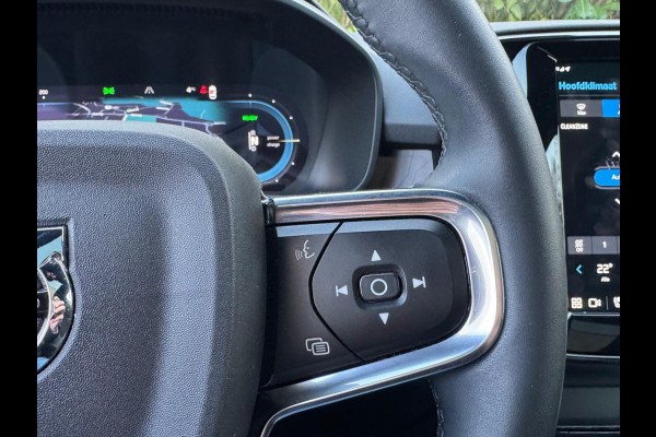 Volvo C40 C40 RECHARGE 94,7% SOH PLUS VOL OPTIES LEDER ALCANTARA ADAPTIVE CRUISE STOELVERWARMING CARPLAY EERSTE EIGENAAR