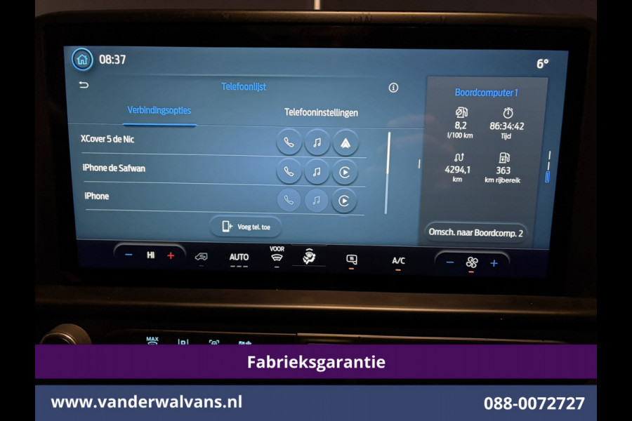 Ford Transit Custom 2.0 TDCI 136pk L2H1 Fabrieksgarantie Euro6 Airco | Camera | Apple Carplay | LED | Cruisecontrol | Verwarmde voorruit Android Auto, Parkeersensoren, Bijrijdersbank