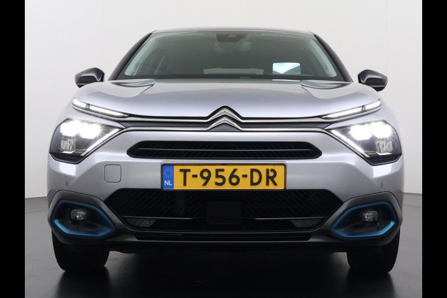 Citroën Ë-C4 Shine 50 kWh SOH 98% 3-FASE LADER | STUUR- & STOELVERWARMING | TREKHAAK | HEAD-UP DISPLAY | CAMERA | KEYLESS START & GO | DODEHOEKDETECTIE | RIJKLAAR MET 12 MAANDEN BOVAG-GARANTIE
