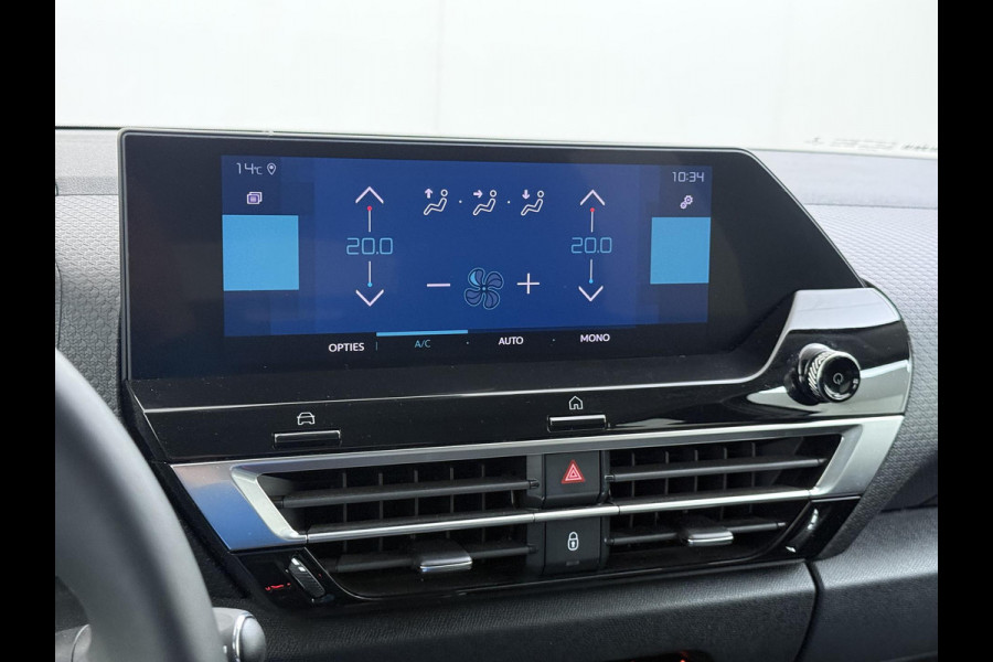 Citroën Ë-C4 Shine 50 kWh SOH 98% 3-FASE LADER | STUUR- & STOELVERWARMING | TREKHAAK | HEAD-UP DISPLAY | CAMERA | KEYLESS START & GO | DODEHOEKDETECTIE | RIJKLAAR MET 12 MAANDEN BOVAG-GARANTIE
