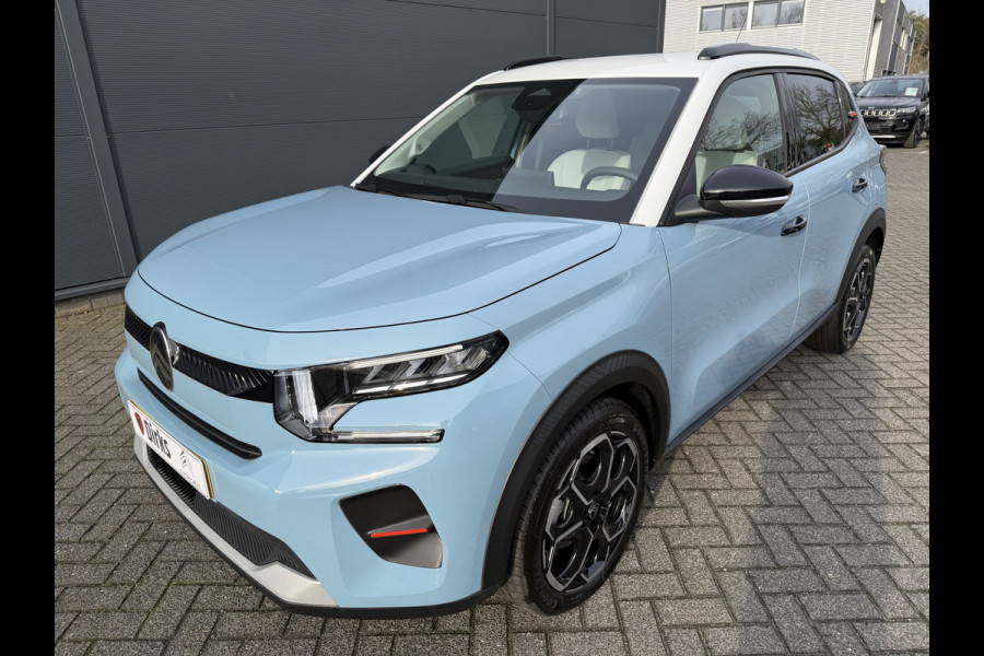 Citroën C3 100pk Max (Camera - Navigatie - Automatische Airco - Apple Carplay - 17"- Draadloos laden - LED)