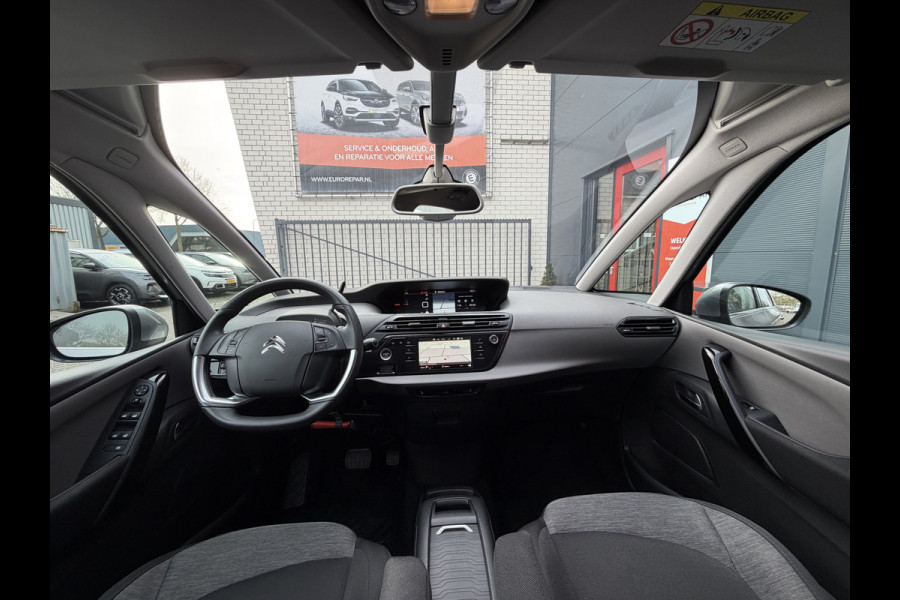 Citroën C4 Spacetourer 130pk Shine (Camera - Keyless Entry - Parkeersensoren V+A - Navigatie - Apple Carplay - Automatisch parkeren - Automatische Airc