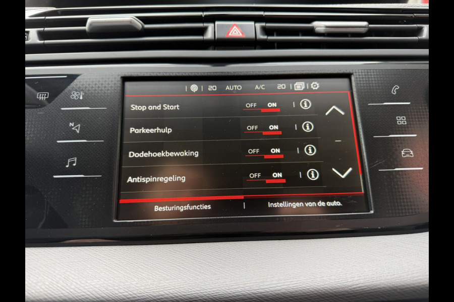 Citroën C4 Spacetourer 130pk Shine (Camera - Keyless Entry - Parkeersensoren V+A - Navigatie - Apple Carplay - Automatisch parkeren - Automatische Airc