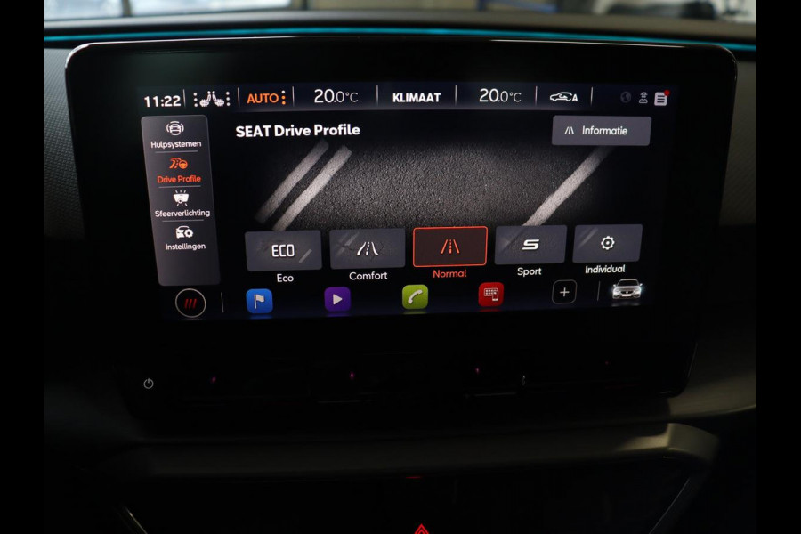 Seat Leon 1.5 eTSI FR Launch Edition | Stoelverwarming | Trekhaak | Adaptive cruise | Camera | Carplay | Sfeerverlichting | Navigatie | Keyless | Dynamic Chassis Control | Full LED