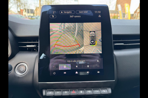 Renault Clio 1.6 E-Tech Hybrid 140 Intens Groot navi / 360 Camera / Stoel & stuurwiel verw. / Clima / LM velgen