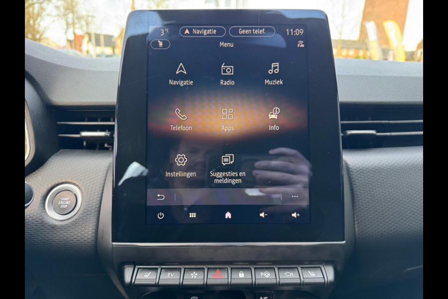 Renault Clio 1.6 E-Tech Hybrid 140 Intens Groot navi / 360 Camera / Stoel & stuurwiel verw. / Clima / LM velgen