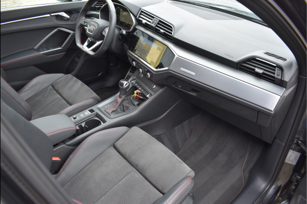 Audi Q3 Sportback 45 TFSI e S-Line 245 Pk Pano Rood Stiksel Leder Trekhaak Navi Camera 19 Inch