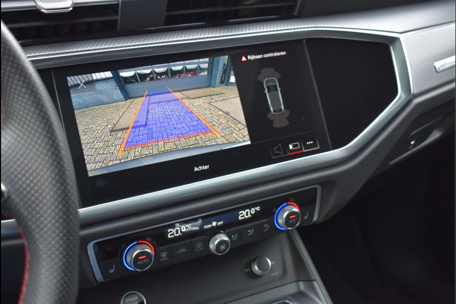 Audi Q3 Sportback 45 TFSI e S-Line 245 Pk Pano Rood Stiksel Leder Trekhaak Navi Camera 19 Inch