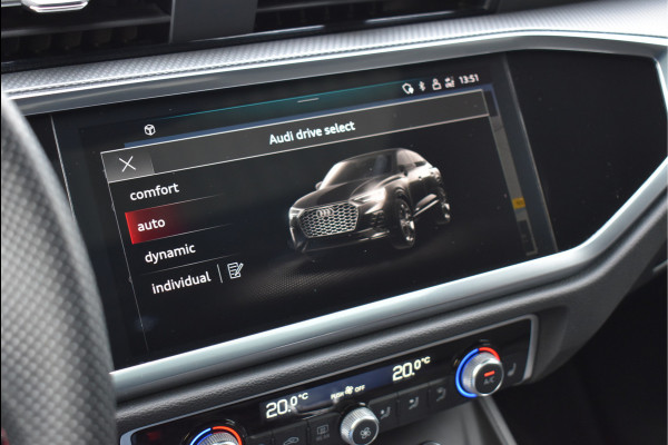 Audi Q3 Sportback 45 TFSI e S-Line 245 Pk Pano Rood Stiksel Leder Trekhaak Navi Camera 19 Inch