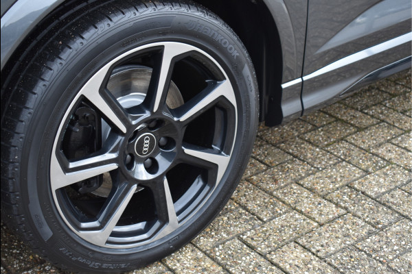 Audi Q3 Sportback 45 TFSI e S-Line 245 Pk Pano Rood Stiksel Leder Trekhaak Navi Camera 19 Inch
