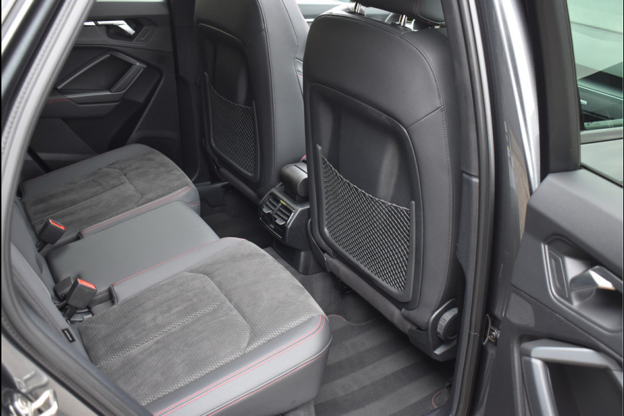 Audi Q3 Sportback 45 TFSI e S-Line 245 Pk Pano Rood Stiksel Leder Trekhaak Navi Camera 19 Inch
