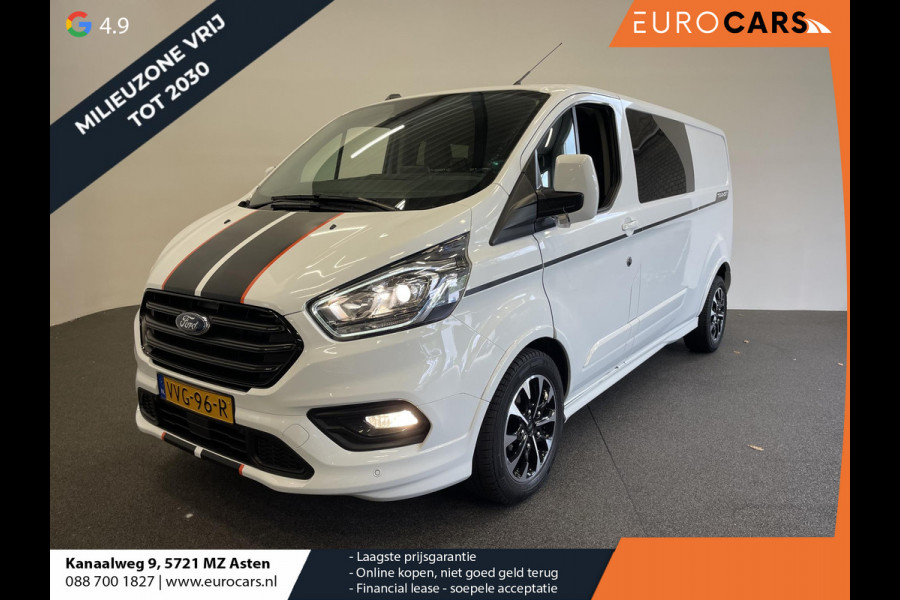 Ford Transit Custom 320 2.0 TDCI L2H1 170PK Sport Automaat Dubbele Cabine Airco Cruise Control Bluetooth Navi Trekhaak