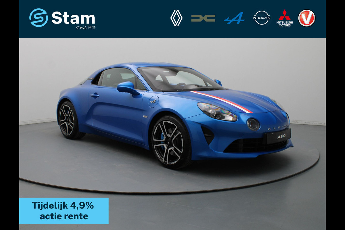 ALPINE A110 1.8 Turbo Premiere Edition #1000 van 1955 | 250pk | Focal premium | Cruise | Climate | Parkeersens. achter | 18"