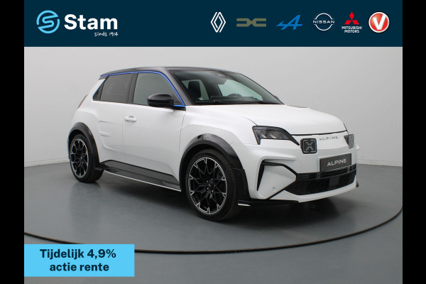 ALPINE A290 GT 52 kWh Snel Leverbaar | NIEUW | SNOWFLAKE met semi-diamant | Adapter V2L | Zonder naam uitvoering op kofferklep | 180pk