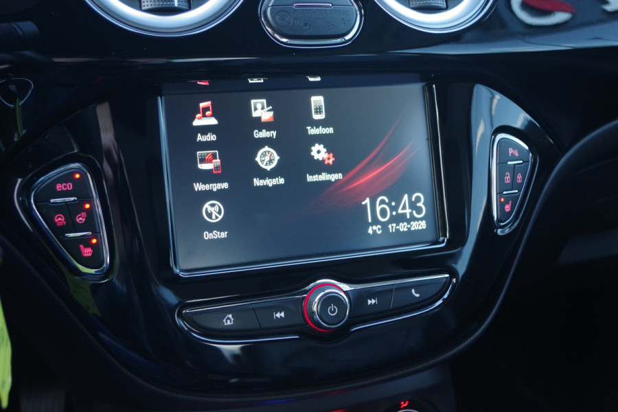 Opel ADAM 1.0 Turbo 116 PK Rocks, Vouwdak, Leder, Stuur- & Stoelverwarming, Cruise Control