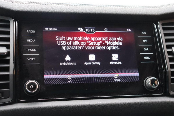 Škoda Kodiaq 1.5 TSI Sportline Business 7persoons org.NL el.trekhaak+klep camera schuifdak stuur+stoelverw.