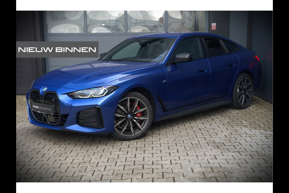 BMW i4 eDrive35 High Executive 70 kWh M Sport | Harman Kardon | Laser | M Stoelen | Camera | Stuurverwarming | Trekhaak | Memory Seats | Keyless | M Gordels | Adaptive Cruise Control | Stoelverwarming | Shadow Line |