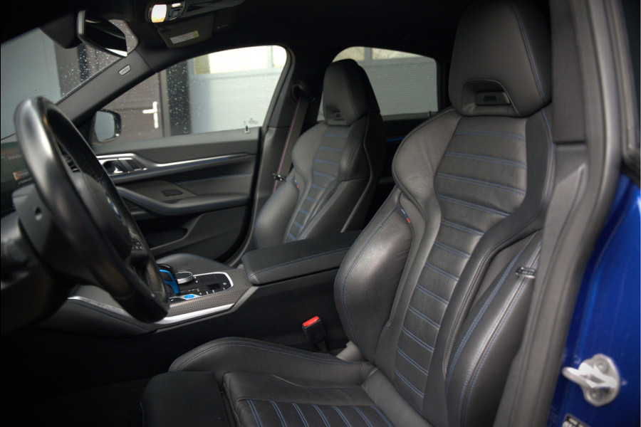 BMW i4 eDrive35 High Executive 70 kWh M Sport | Harman Kardon | Laser | M Stoelen | Camera | Stuurverwarming | Trekhaak | Memory Seats | Keyless | M Gordels | Adaptive Cruise Control | Stoelverwarming | Shadow Line |