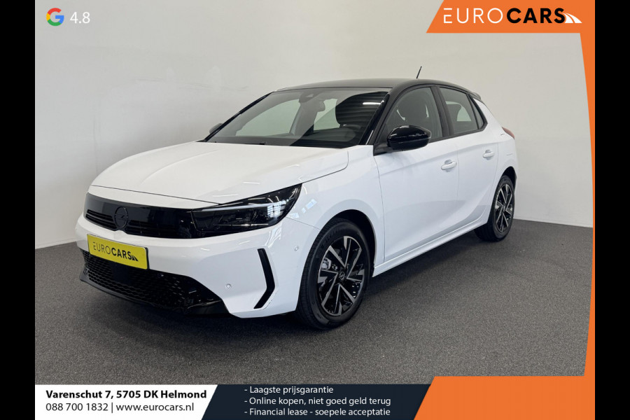 Opel Corsa 1.2 Turbo Hybrid 100pk GS Automaat Navigatie Apple Carplay/Android Auto Camera Parkeersensoren Cruise Control Dodehoek assistent Airco Lichtmetalen velgen Virtual Cockpit Getinte ramen