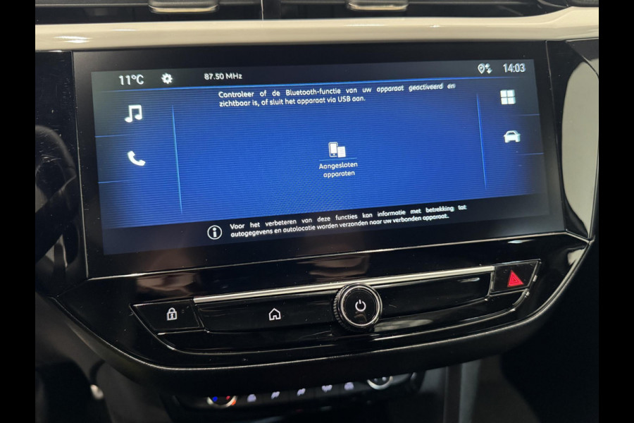 Opel Corsa 1.2 Turbo Hybrid 100pk GS Automaat Navigatie Apple Carplay/Android Auto Camera Parkeersensoren Cruise Control Dodehoek assistent Airco Lichtmetalen velgen Virtual Cockpit Getinte ramen