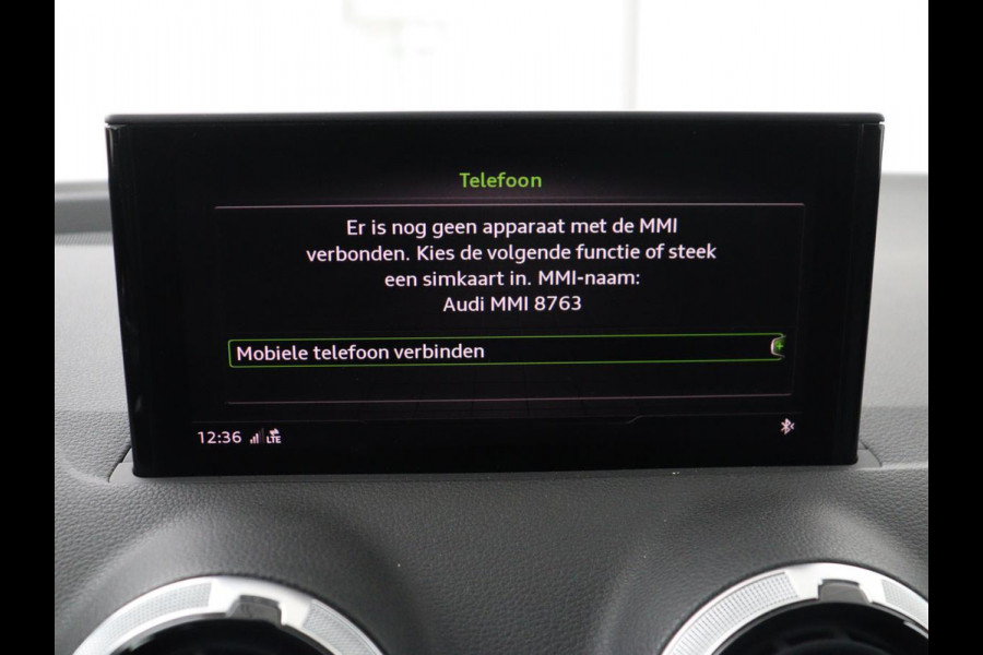 Audi Q2 35 TFSI Pro Line | Leder | Stoelverwarming | Keyless | Full LED | Trekhaak | Audi Sound | Navigatie | Cruise control | Bluetooth | Climate control