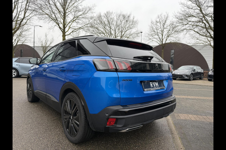 Peugeot 3008 1.6 HYbrid4 300 GT BLACK OPTIC BOMVOL! 22.000KM!| BLACK| STOEL VERWARMING | MASSAGE STOELEN | ELEKT. STOELEN MET GEHEUGEN | ADAPTIVE CRUISE | 12MND BOVAG GARANTIE | ELEKT. ACHTERKLEP | PANO DAK | FOCAL AUDIO|
