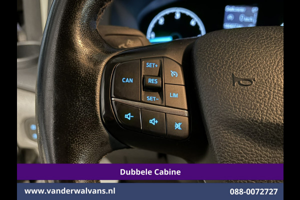Ford Transit Custom 2.0 TDCI 170pk Automaat L2H1 Dubbele Cabine Euro6 Airco | 5-Zits | LED | Cruisecontrol Stoelverwarming, Verwarmde voorruit, LM velgen, Trekhaak, Parkeersensoren