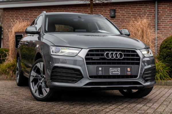Audi Q3 2.0 TFSI Quattro Sport Line 180 PK Aut. Stoelverwarming Xenon Trekhaak Leder Cruise 20''