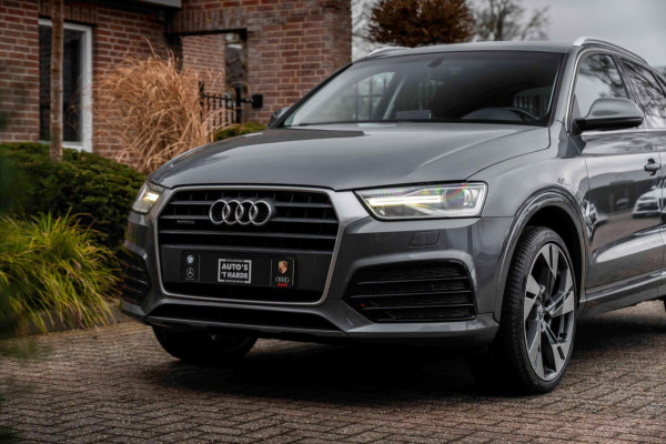 Audi Q3 2.0 TFSI Quattro Sport Line 180 PK Aut. Stoelverwarming Xenon Trekhaak Leder Cruise 20''