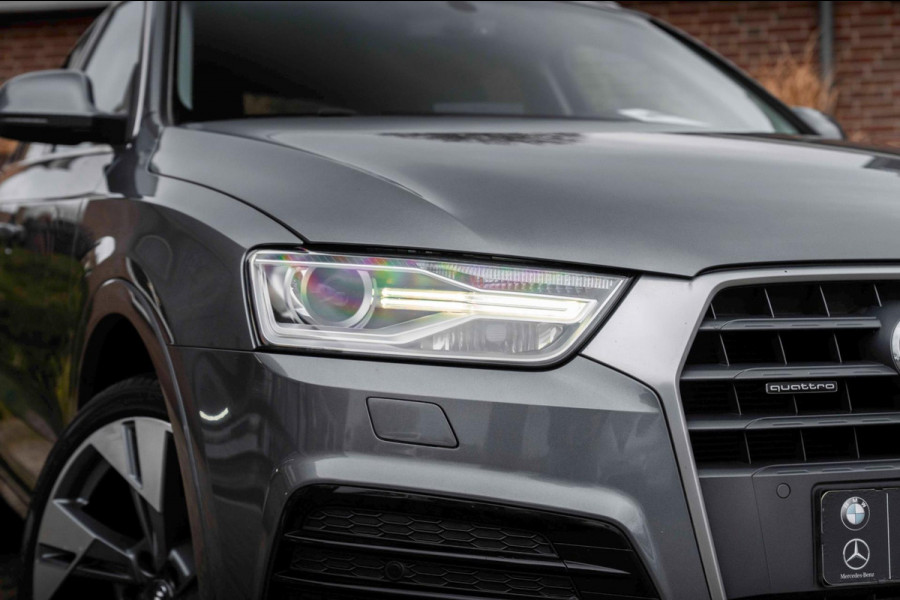 Audi Q3 2.0 TFSI Quattro Sport Line 180 PK Aut. Stoelverwarming Xenon Trekhaak Leder Cruise 20''
