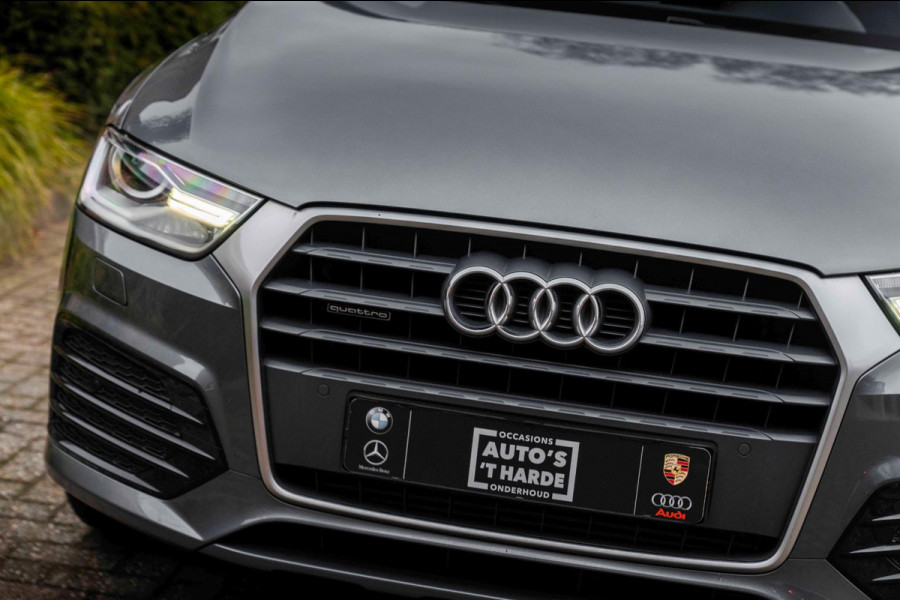 Audi Q3 2.0 TFSI Quattro Sport Line 180 PK Aut. Stoelverwarming Xenon Trekhaak Leder Cruise 20''