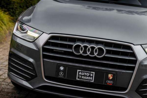 Audi Q3 2.0 TFSI Quattro Sport Line 180 PK Aut. Stoelverwarming Xenon Trekhaak Leder Cruise 20''