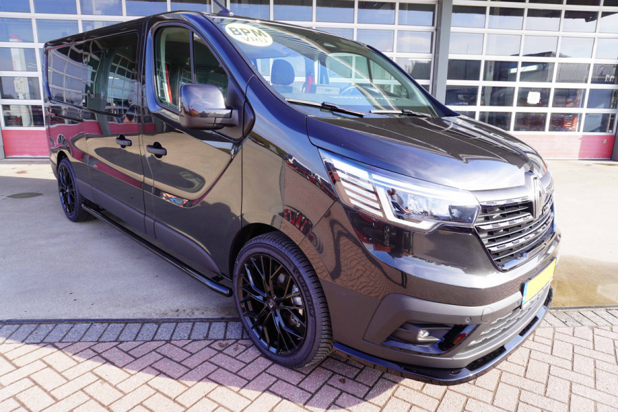 Renault Trafic 2.0 Bleu dCi 170PK L2H1 Red Edition DubbelCabine Automaat 20"LM velgen Nr. V072 |  Climate | Navi | Camera | Schuifdeur L/R | Black out pakket