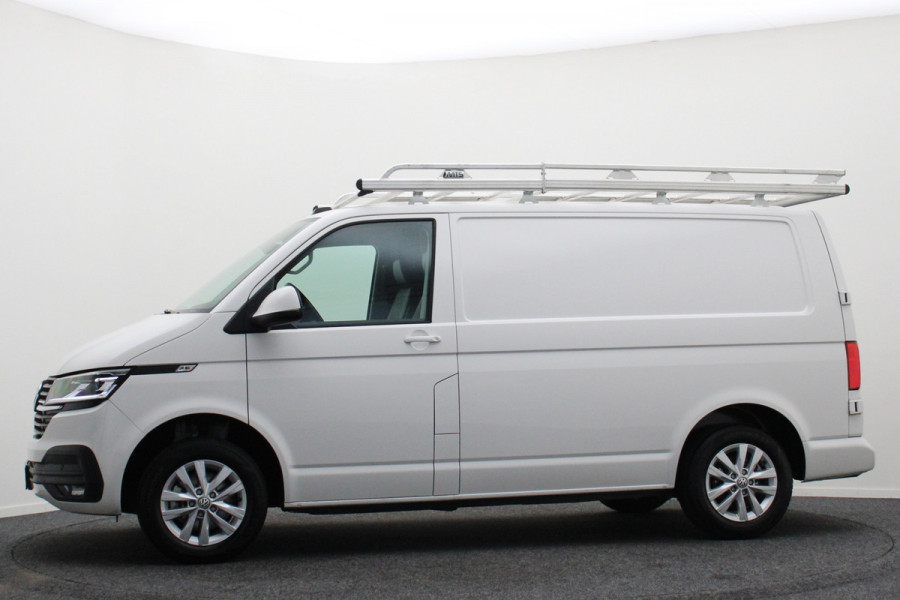 Volkswagen Transporter 2.0 TDI DSG L1H1 Leer, Airco, Apple Carplay, Camera, Cruise, Imperiaal, PDC, Trekhaak, 16''