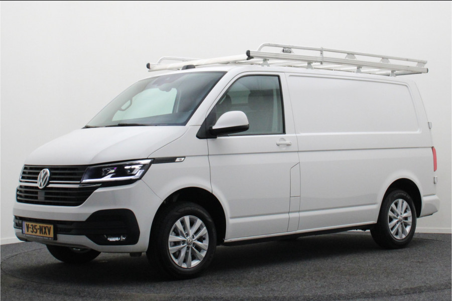 Volkswagen Transporter 2.0 TDI DSG L1H1 Leer, Airco, Apple Carplay, Camera, Cruise, Imperiaal, PDC, Trekhaak, 16''