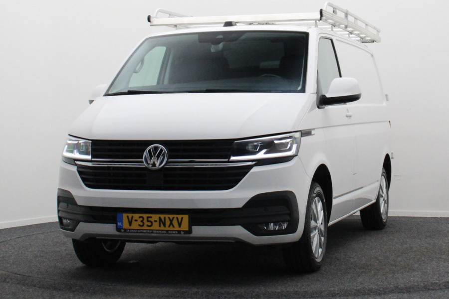 Volkswagen Transporter 2.0 TDI DSG L1H1 Leer, Airco, Apple Carplay, Camera, Cruise, Imperiaal, PDC, Trekhaak, 16''