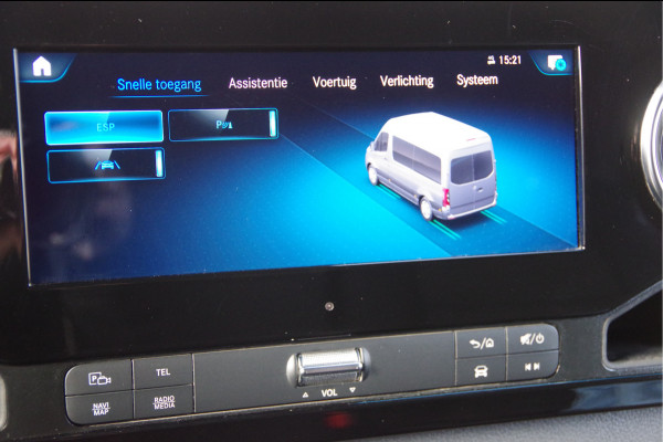 Mercedes-Benz Sprinter 519 3.0 CDI V6 L2H2 DUBBELLUCHT, LUCHTVERING, LED, ADAPT. CRUISE, STANDKACHEL, STOELVERWARMING, 360 CAMERA, MBUX 10'', ELEKTR. S