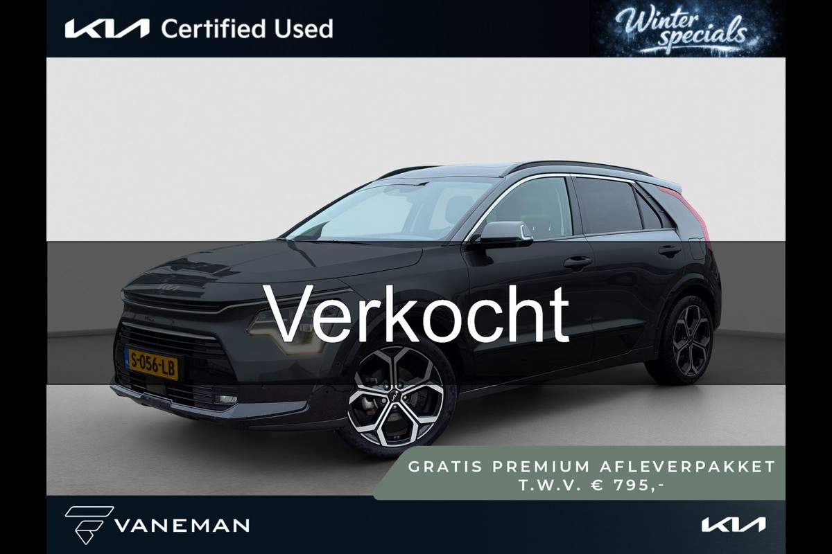 Kia Niro 1.6 GDi Hybrid ExecutiveLine Automaat | Elektrische Geheugenstoelen | Leder | Camera | Cruise | Sensoren | Stoelverwaming & Verkoeling | Apple Carplay & Android Auto |