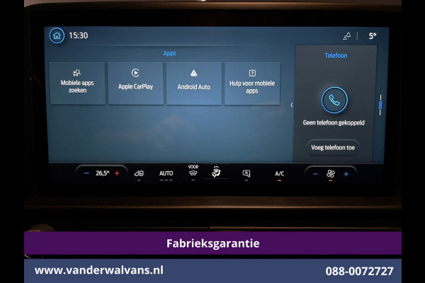 Ford Transit Custom 2.0 TDCI 136pk L2H1 Fabrieksgarantie Euro6 Airco | Camera | Apple Carplay | Cruisecontrol | Android Auto, Parkeersensoren, Verwarmde voorruit, Bijrijdersbank