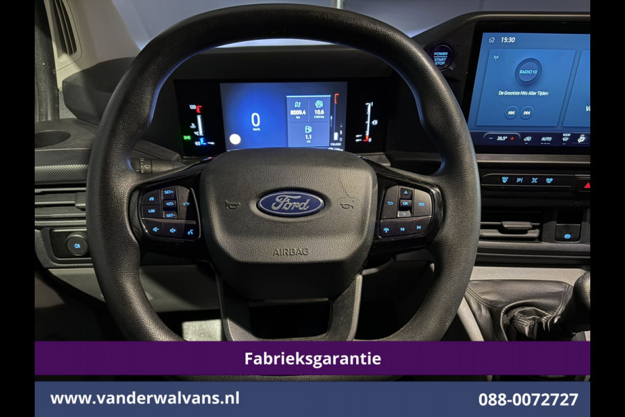 Ford Transit Custom 2.0 TDCI 136pk L2H1 Fabrieksgarantie Euro6 Airco | Camera | Apple Carplay | Cruisecontrol | Android Auto, Parkeersensoren, Verwarmde voorruit, Bijrijdersbank